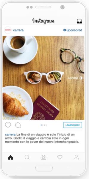 advertise on instagram