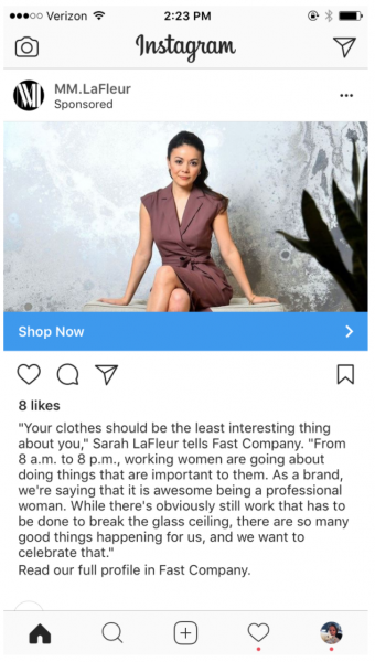 advertise on instagram